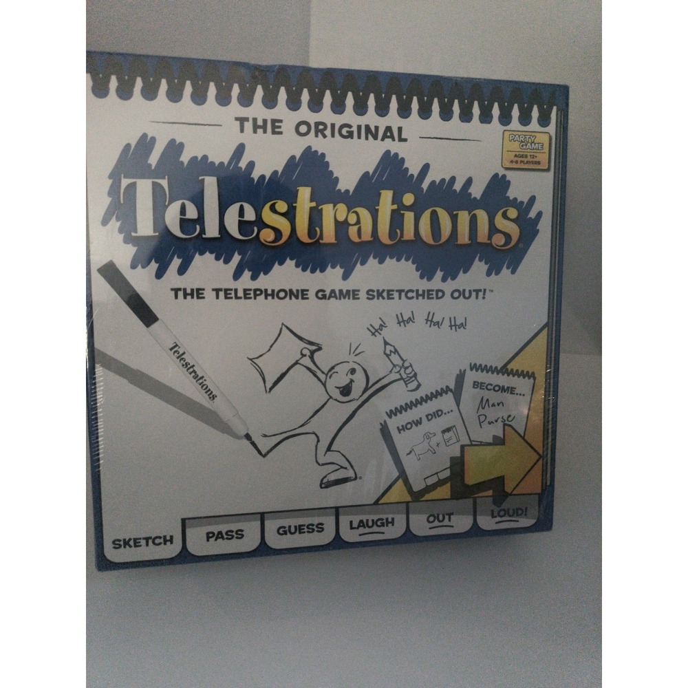 The Original Telestrations: The Telephone Game Sketched Out Board Game - SEALED